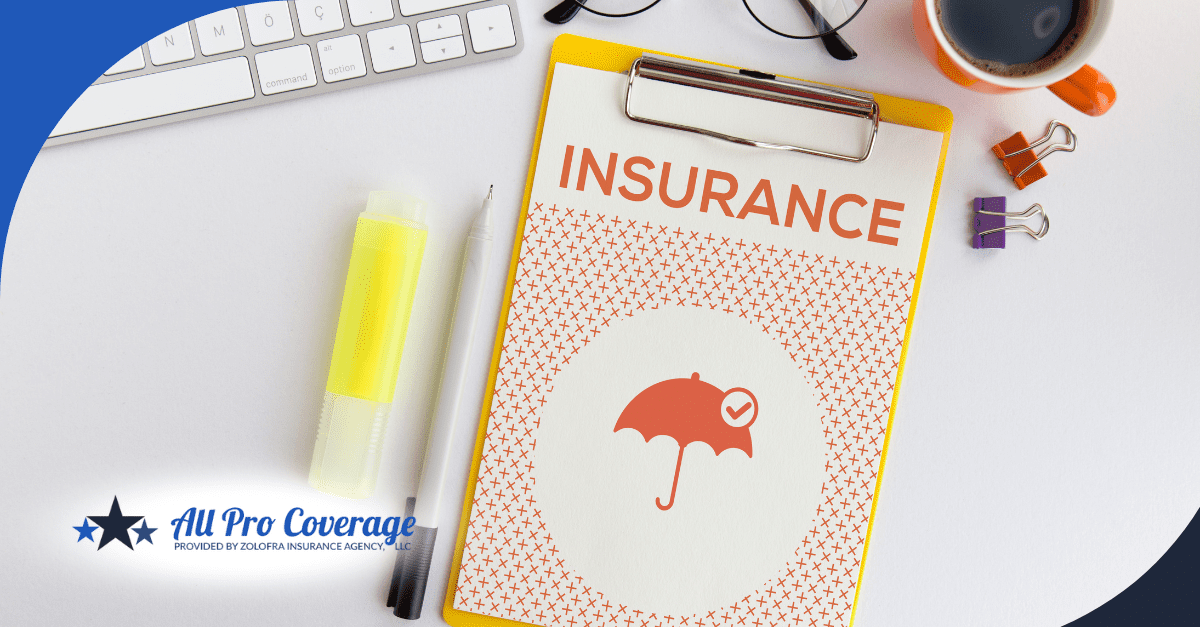Close-up of an insurance document with a highlighted umbrella symbol, representing coverage options.